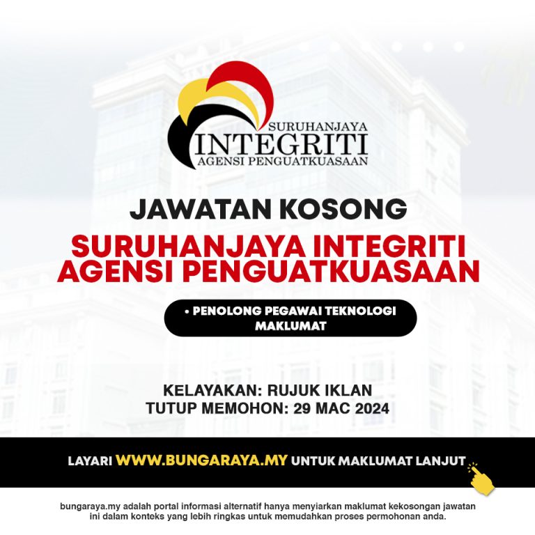 Jawatan Kosong Eaic Mac Suruhanjaya Integriti Agensi