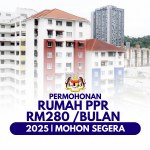 Permohonan Rumah PPR RM280 Sebulan